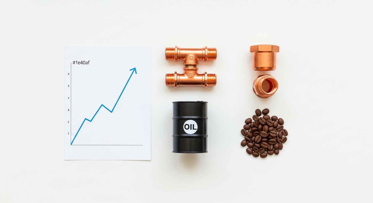 Investing in Commodities: A Guide to Gold, Oil, and Other Raw Materials 12 Visual representation of a diversified investment portfolio including commodities, stocks, and bonds