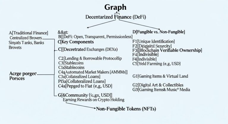 defi and nfts explained &mdash; featured illustration